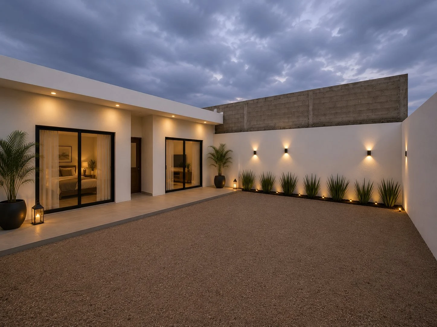 Patio trasero, otro ángulo